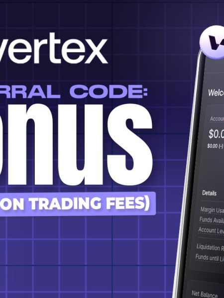 Vertex Protocol Referral Code: BONUS (10% Discount on Trading Fees)